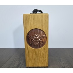 Oak Door Stop - Bee - Copper