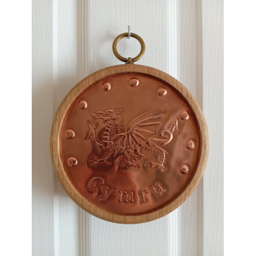 Large Pendant - Dragon/Cymru - Copper