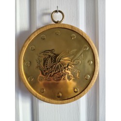 Large Pendant - Dragon - Brass