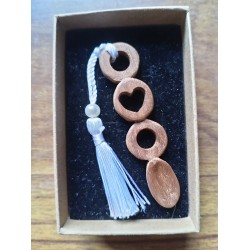 Mini Lovespoon - Triple circle & Heart